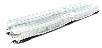 RT-OO-CAR4-437A Quad set Cartic-4 car carrier - STVA light grey with mesh screens (set A)