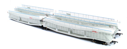 RT-OO-CAR4-437A Quad set Cartic-4 car carrier - STVA light grey with mesh screens (set A)