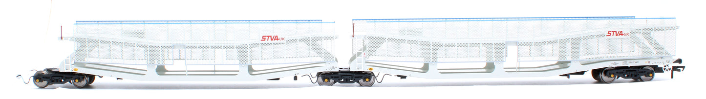 RT-OO-CAR4-437A Quad set Cartic-4 car carrier - STVA light grey with mesh screens (set A)