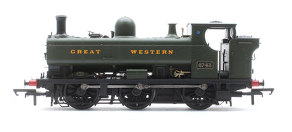 6700 Class 67xx Pannier Tank - GWR Great Western Green 0-6-0 Tank Locomotive No.6743 (DCC Sound)