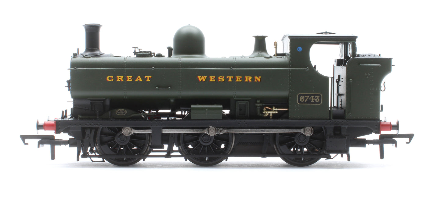 6700 Class 67xx Pannier Tank - GWR Great Western Green 0-6-0 Tank Locomotive No.6743