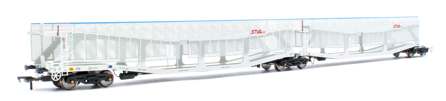 RT-OO-CAR4-437A Quad set Cartic-4 car carrier - STVA light grey with mesh screens (set A)
