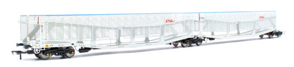 RT-OO-CAR4-437A Quad set Cartic-4 car carrier - STVA light grey with mesh screens (set A)