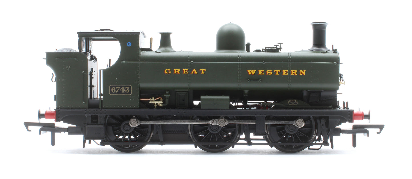 6700 Class 67xx Pannier Tank - GWR Great Western Green 0-6-0 Tank Locomotive No.6743