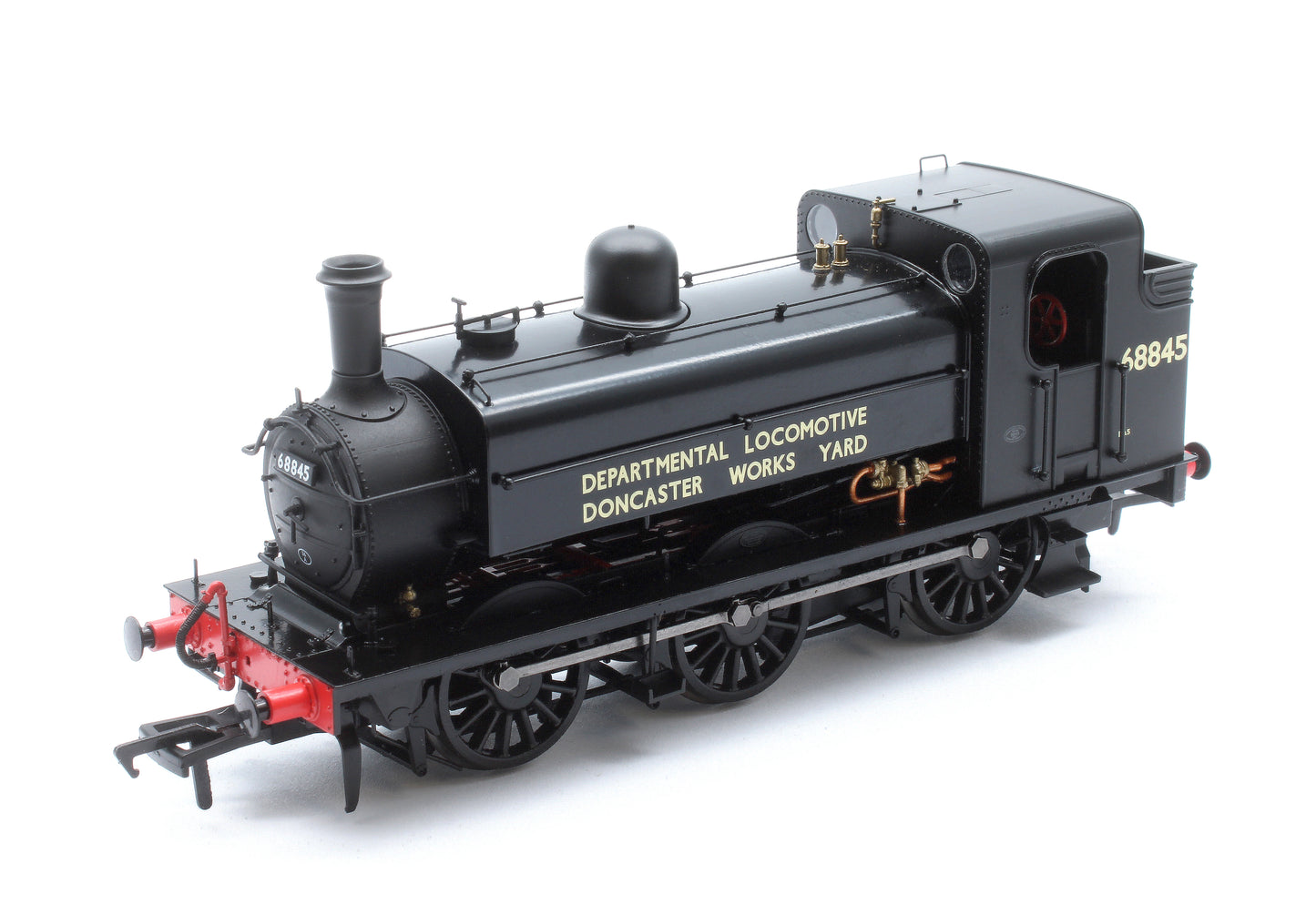 Class J52/2 Doncaster Works Yard Black 0-6-0 Steam Tank Locomotive No.68845 - DCC Sound
