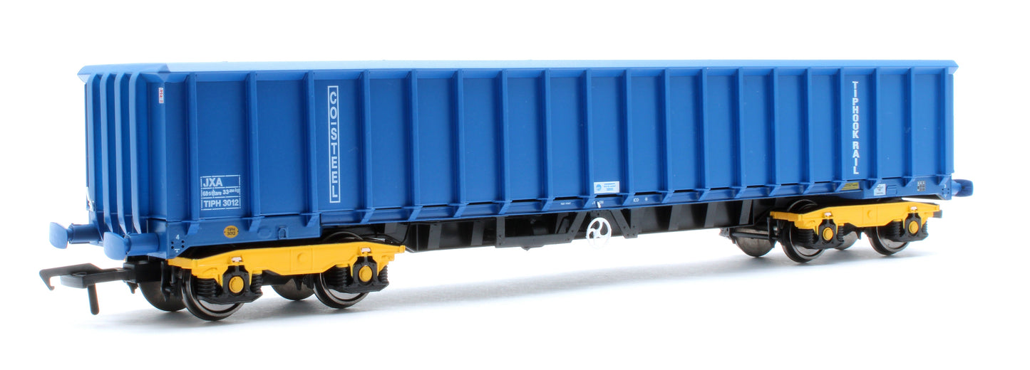 Pre-Owned JXA01 TP(A) Set of 3 JXA Bogie Scrap Wagons TIPH Blue As Converted 1995 No.3012/3042/3051