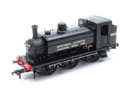Class J52/2 Doncaster Works Yard Black 0-6-0 Steam Tank Locomotive No.68845