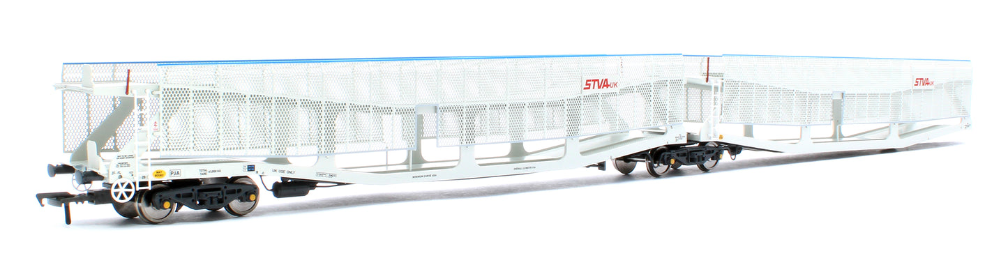 RT-OO-CAR4-437A Quad set Cartic-4 car carrier - STVA light grey with mesh screens (set A)