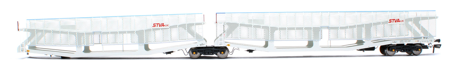 RT-OO-CAR4-437A Quad set Cartic-4 car carrier - STVA light grey with mesh screens (set A)