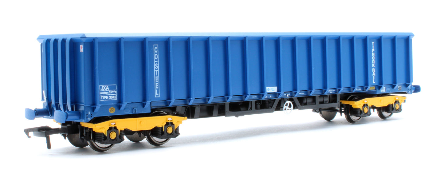 Pre-Owned JXA01 TP(A) Set of 3 JXA Bogie Scrap Wagons TIPH Blue As Converted 1995 No.3012/3042/3051