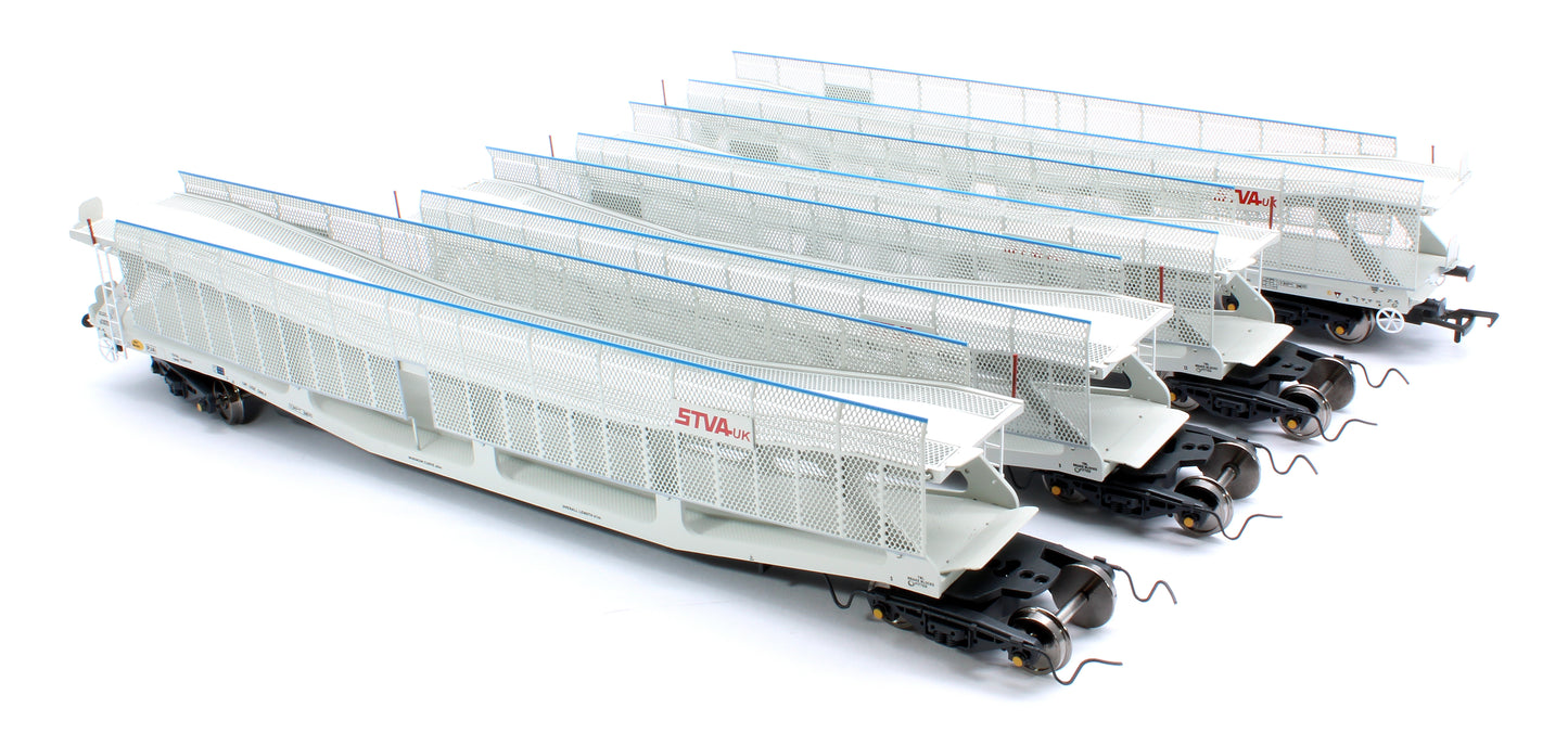 RT-OO-CAR4-437A Quad set Cartic-4 car carrier - STVA light grey with mesh screens (set A)