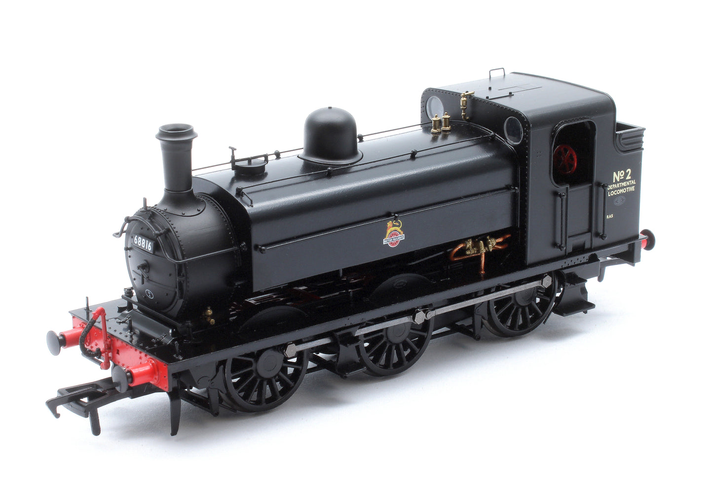 LNER J52/2 No.2 BR Unlined Black Early Crest (Departmental Use) Steam Tank Locomotive