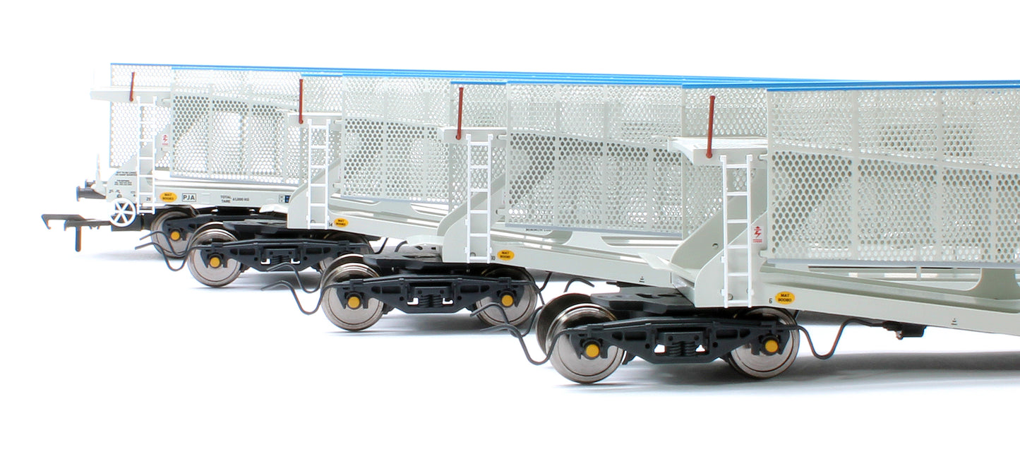 RT-OO-CAR4-437A Quad set Cartic-4 car carrier - STVA light grey with mesh screens (set A)