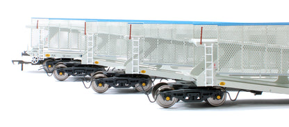 RT-OO-CAR4-437A Quad set Cartic-4 car carrier - STVA light grey with mesh screens (set A)
