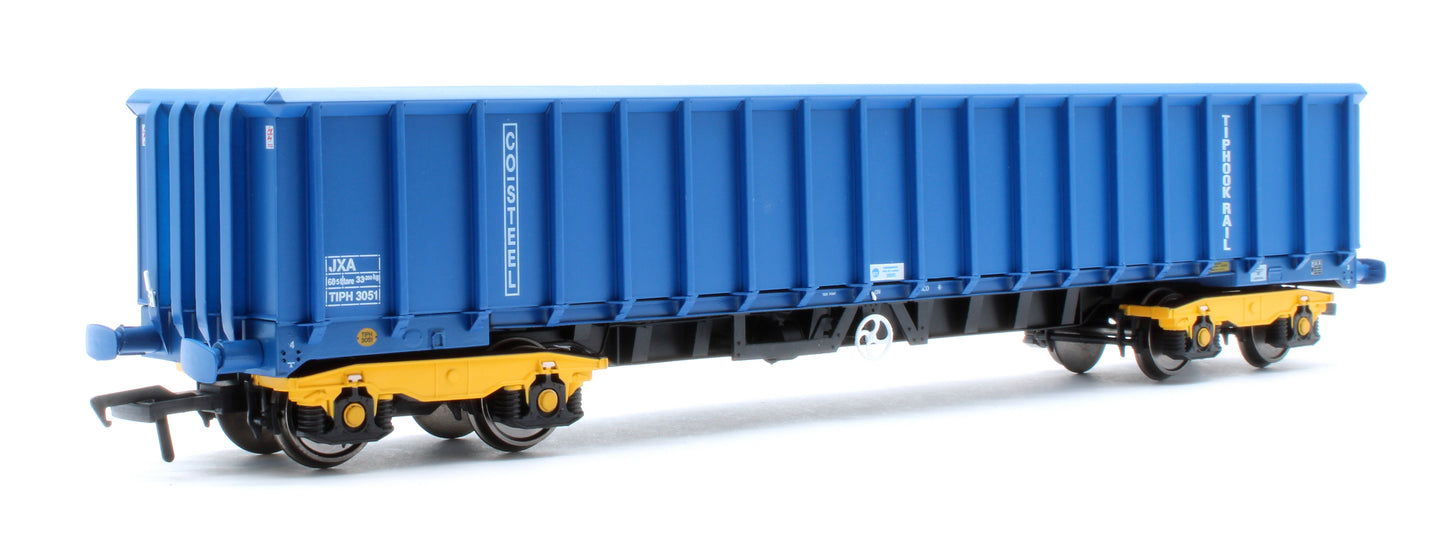 JXA01 TP(A) Set of 3 JXA Bogie Scrap Wagons TIPH Blue As Converted 1995 No.3012/3042/3051