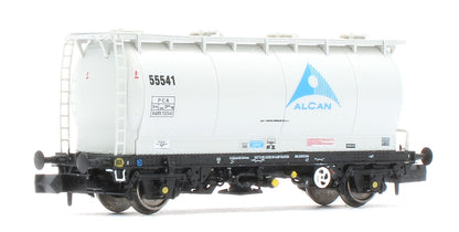 RT-PCA20-201B Pack of 4 Alcan liveried PCA tanks (with ladders). Numbers: 55541, 55544, 55547, 55550