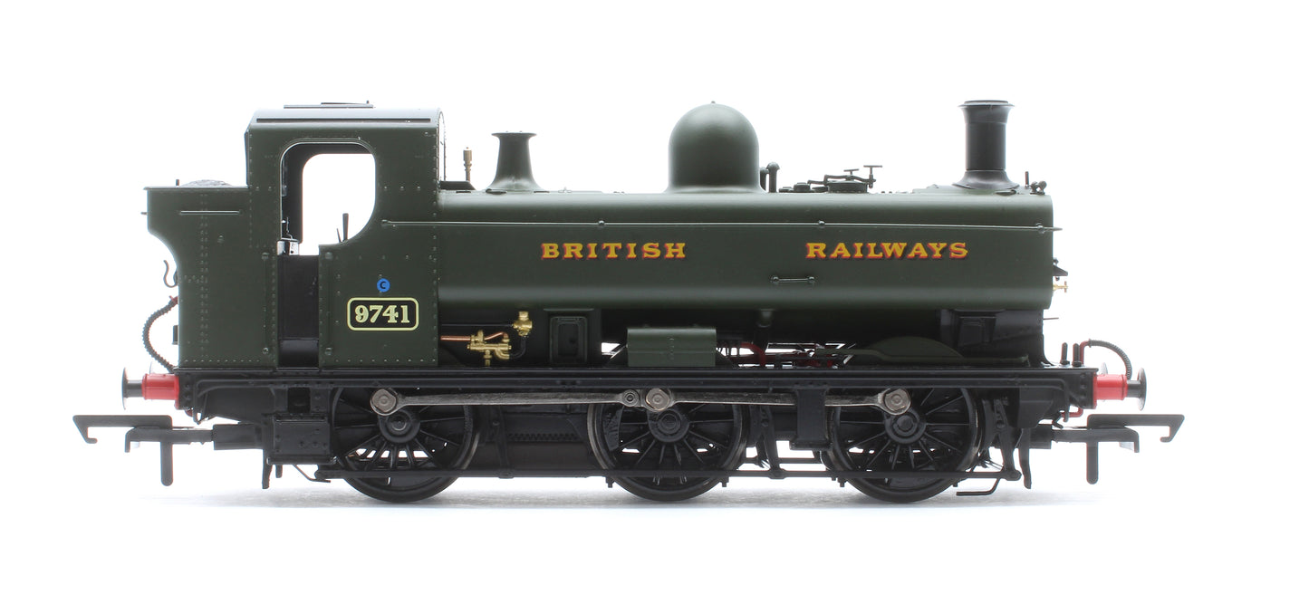 8750 Class Pannier Tank - British Railways Green 0-6-0 Tank Locomotive No.9741