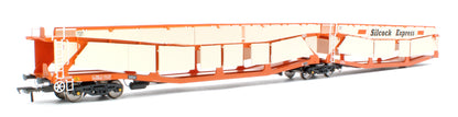 RT-OO-CAR4-425B Quad set Cartic-4 car carrier - Silcock Express livery with roof + side screens (set B)