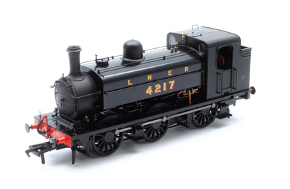 LNER J52/2 No.4217 LNER Plain Black with Shaded Lettering Steam Tank Locomotive - DCC Sound