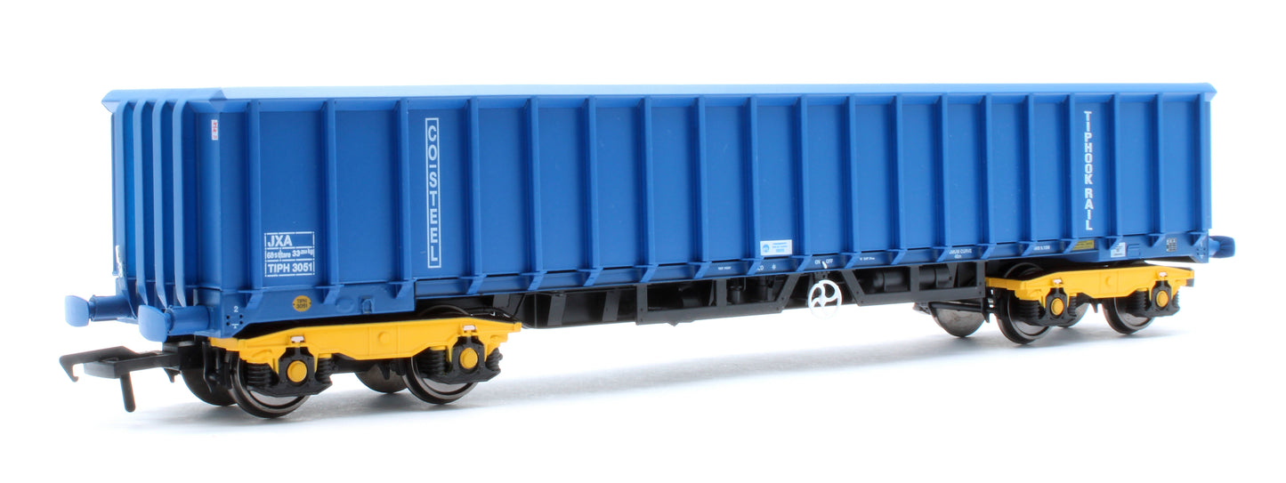 JXA01 TP(A) Set of 3 JXA Bogie Scrap Wagons TIPH Blue As Converted 1995 No.3012/3042/3051