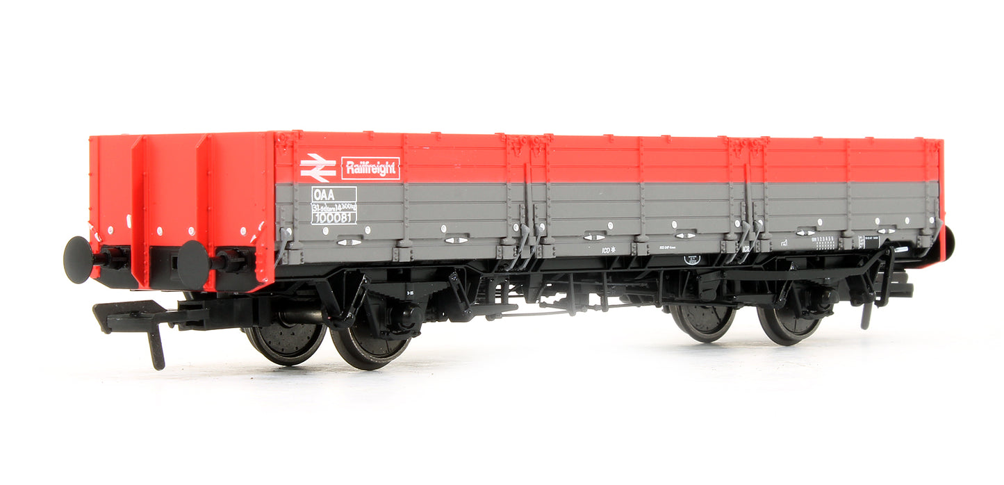 Pre-Owned 915011 BR ‘Open AB’ OAA Wagon No. 100081, Railfreight red/grey (three red plank)