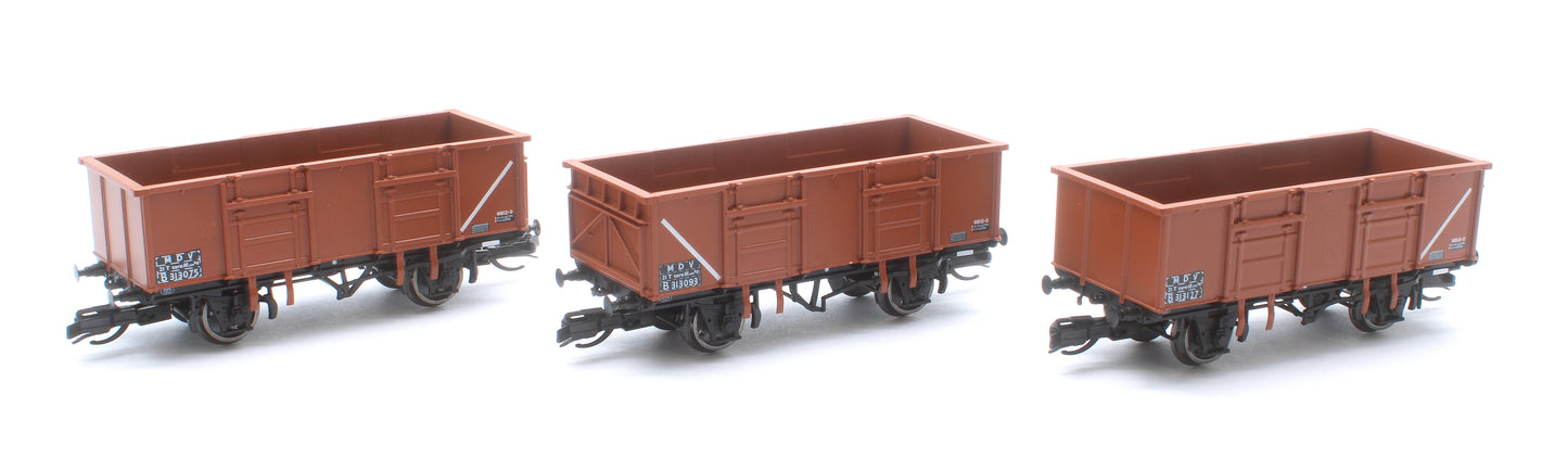 TT6039 BR 21T Mineral wagon 313093, 313075 & 313127 Triple Pack