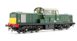 Pre-Owned D8594 Class 17 BR Green With Small Yellow Panels Diesel Locomotive