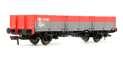 Pre-Owned 915011 BR ‘Open AB’ OAA Wagon No. 100081, Railfreight red/grey (three red plank)