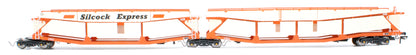 RT-OO-CAR4-425B Quad set Cartic-4 car carrier - Silcock Express livery with roof + side screens (set B)