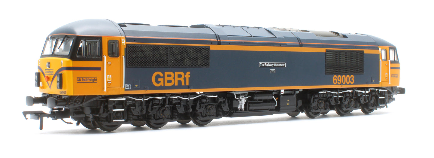 Class 69 69003 'The Railway Observer' GBRf Diesel Locomotive - DCC Sound