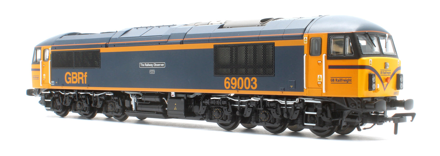 Pre-Owned 35-778SFX Class 69 69003 'The Railway Observer' GBRf Diesel Locomotive - DCC Sound Deluxe