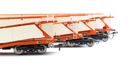 RT-OO-CAR4-425B Quad set Cartic-4 car carrier - Silcock Express livery with roof + side screens (set B)