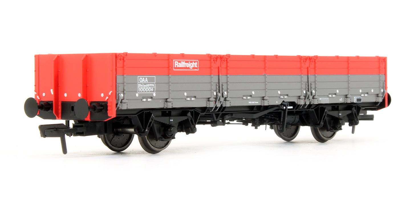 Pre-Owned 915010 BR ‘Open AB’ OAA Wagon No. 100004, Railfreight red/grey (three red plank)