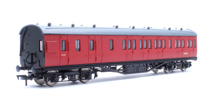 57ft Stanier Non-Corridor Brake M20547 BR Unlined Carmine