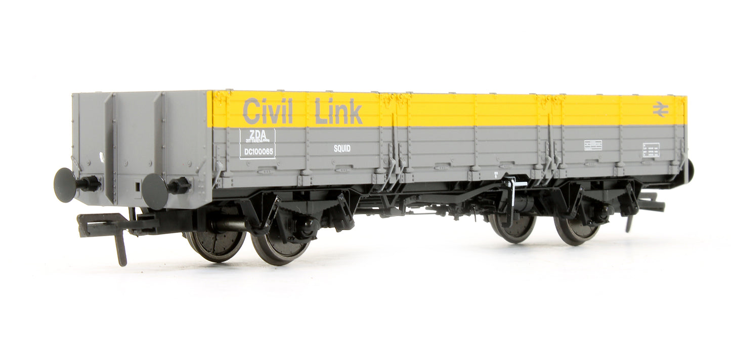 Pre-Owned BR ‘Open AB’ OAA Wagon No. DC1000065, Civil Link grey/yellow