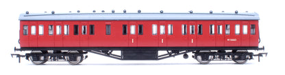 57ft Stanier Non-Corridor Composite M16662 BR Unlined Carmine
