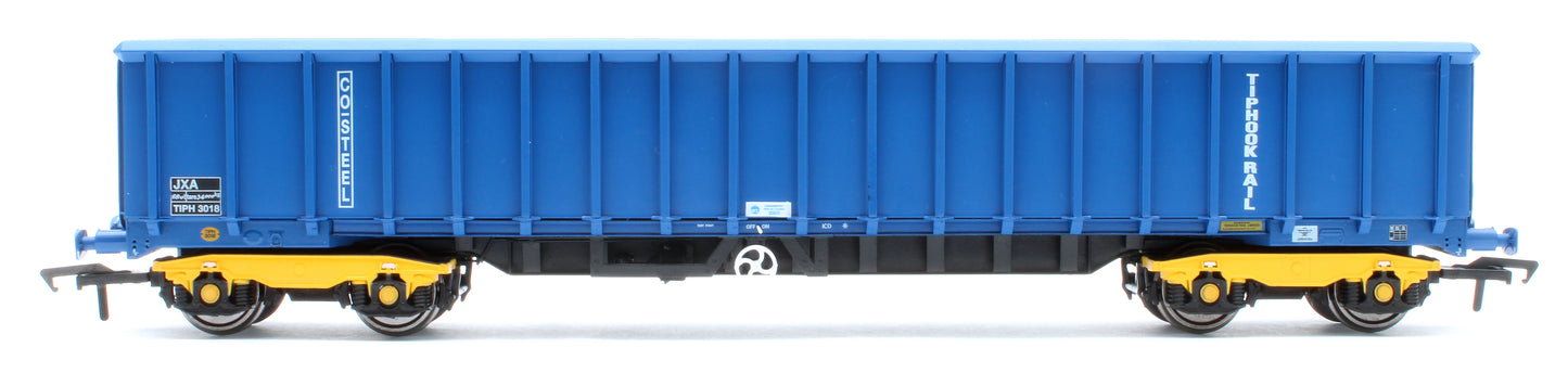 JXA01 TP(B) Set of 3 JXA Bogie Scrap Wagons TIPH Blue Post 1998 Black & White Data Panels & OHLW Sticker No.3018/3020/3050