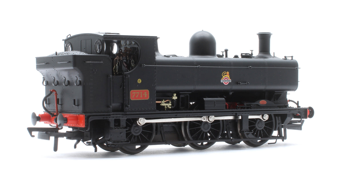 Pre-Owned 5700 Class 57xx Pannier Tank - BR Black Early Emblem 0-6-0 Tank Locomotive No.7714 (DCC Sound)
