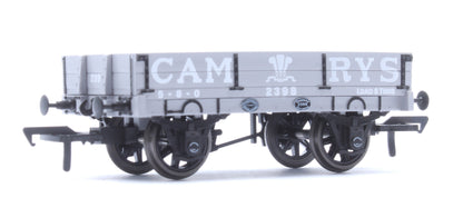 Pre-Owned Cambrian Railways 2 Plank Dropside Open Wagon Cambrian Grey No. 2398