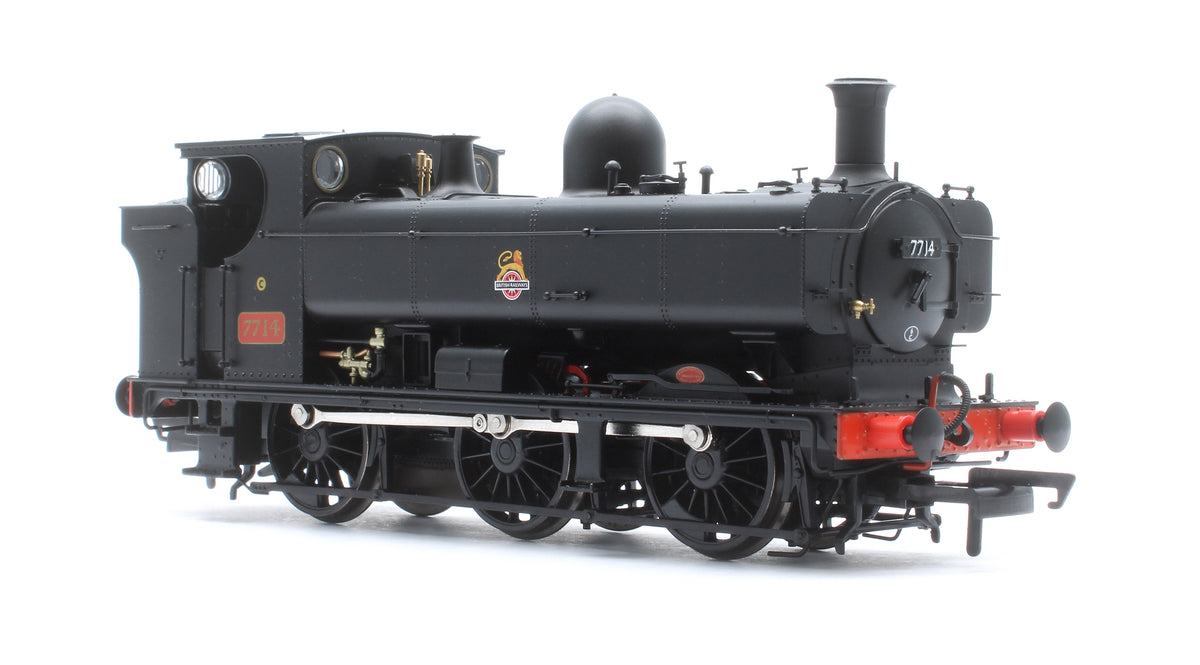 Pre-Owned 5700 Class 57xx Pannier Tank - BR Black Early Emblem 0-6-0 Tank Locomotive No.7714 (DCC Sound)