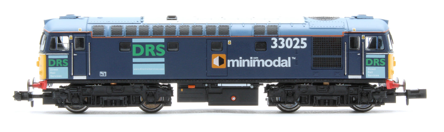Pre-Owned 2D-001-012 Class 33/0 33025 DRS Diesel Locomotive