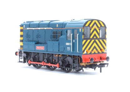 Class 08 08617 'Steve Purser' BR Blue Diesel Locomotive - Deluxe DCC Sound