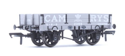 Pre-Owned Cambrian Railways 2 Plank Dropside Open Wagon Cambrian Grey No. 2398