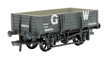 Pre-Owned 33-078A 5 Plank GWR Dark Grey China Clay Wagon W/O Hood '92873'