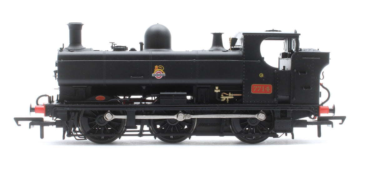 Pre-Owned 5700 Class 57xx Pannier Tank - BR Black Early Emblem 0-6-0 Tank Locomotive No.7714 (DCC Sound)