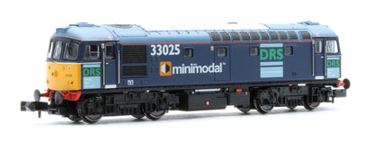 2D-001-012D Class 33/0 33025 DRS Diesel Locomotive - DCC Fitted
