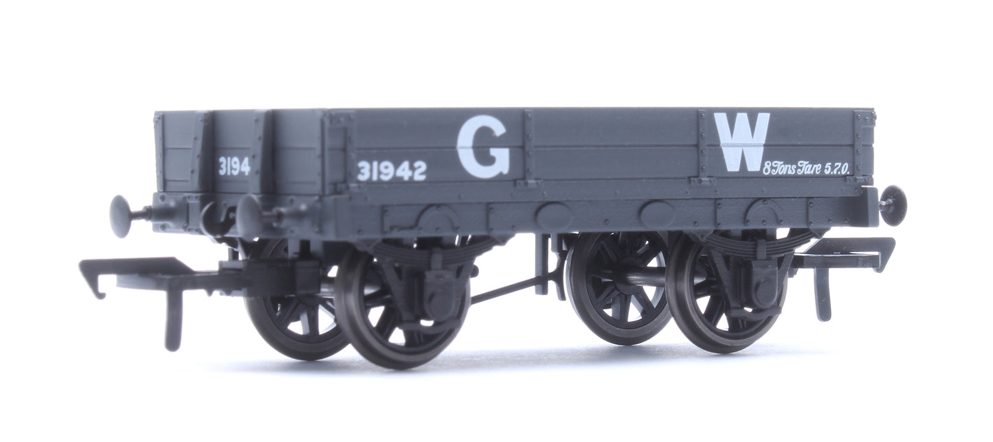 Cambrian Railways 2 Plank Dropside Open Wagon GWR Grey No. 31942