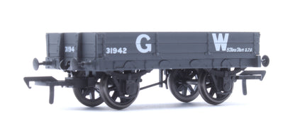 Cambrian Railways 2 Plank Dropside Open Wagon GWR Grey No. 31942
