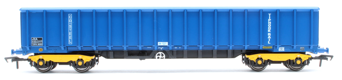 JXA01 TP(B) Set of 3 JXA Bogie Scrap Wagons TIPH Blue Post 1998 Black & White Data Panels & OHLW Sticker No.3018/3020/3050