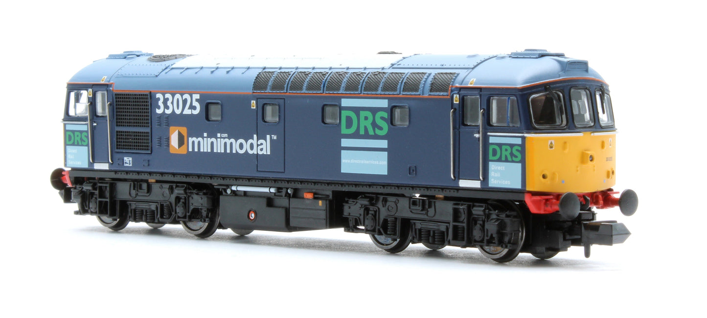 Pre-Owned 2D-001-012 Class 33/0 33025 DRS Diesel Locomotive